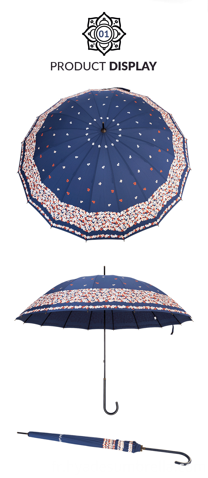 grand parapluie pour femmes large women's umbrella